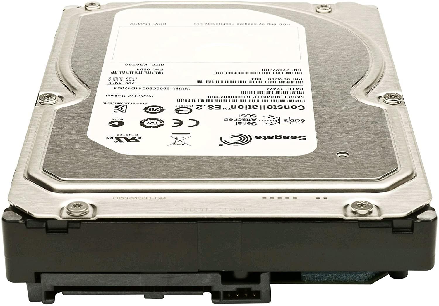 ST33000650SS — Seagate 3TB 7.2K rpm 3.5" SAS Hard Drive