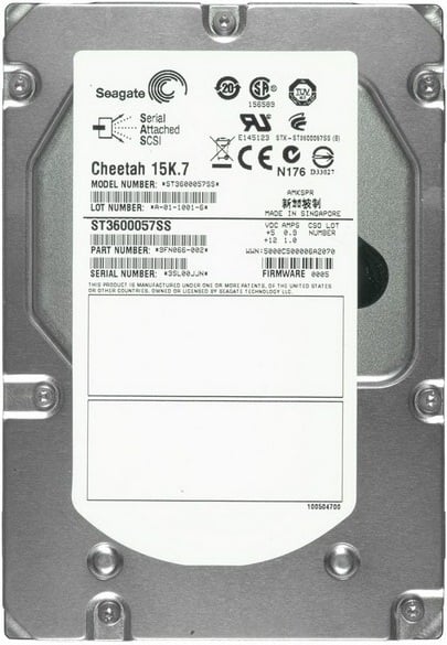 Seagate ST3600057SS Cheetah 15K.7 600GB 15000RPM SAS 6Gb/s 3.5 | USED