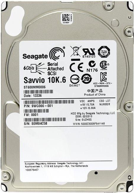 ST600MM0006 — Seagate 600GB 10K 64MB SAS 6Gb/s 2.5" Drive