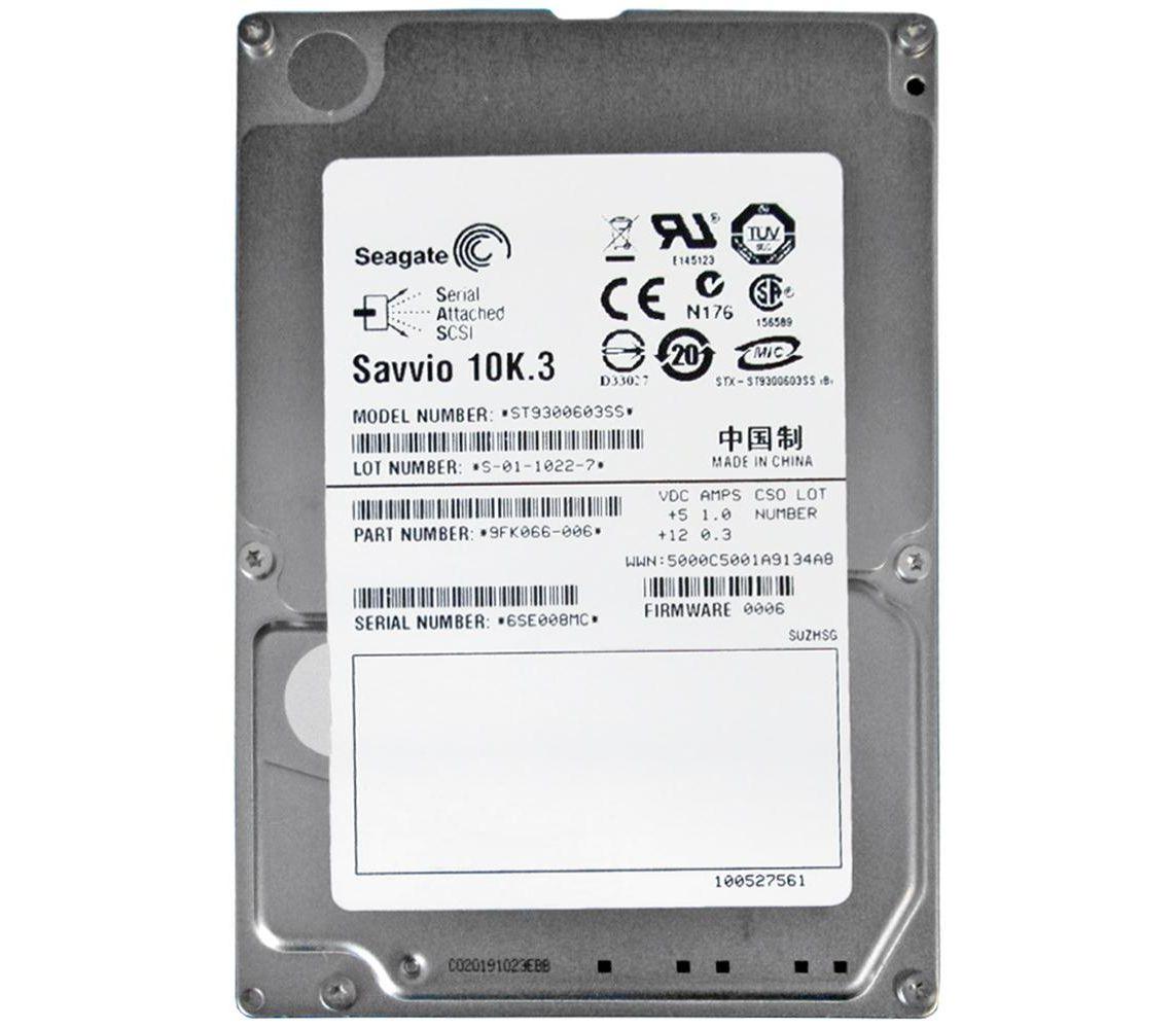 ST9300603SS — Seagate Savvio 10K.3 300GB 10000RPM SAS 2.5in Hard