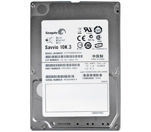 ST9300603SS — Seagate Savvio 10K.3 300GB 10000RPM SAS 2.5in Hard