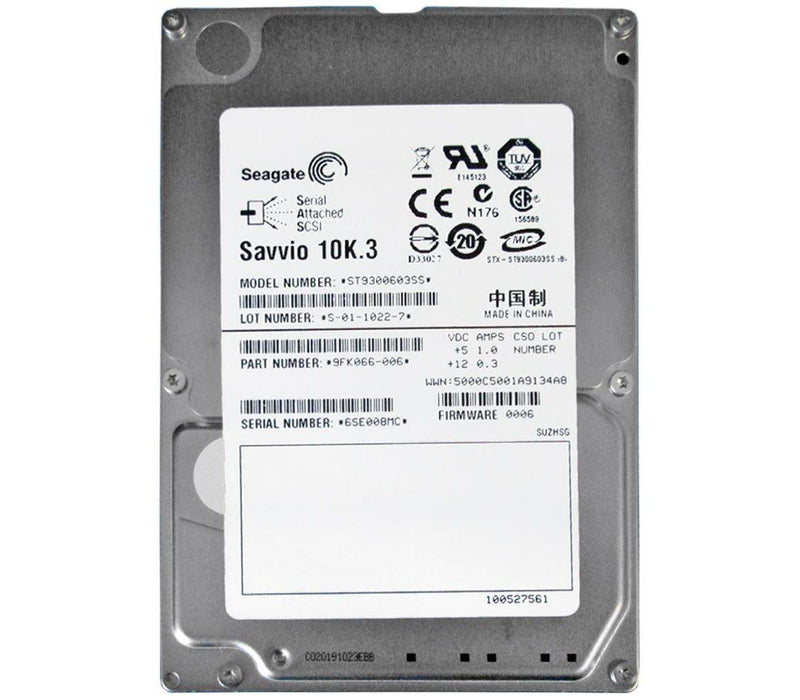 ST9300603SS — Seagate Savvio 10K.3 300GB 10000RPM SAS 2.5in Hard