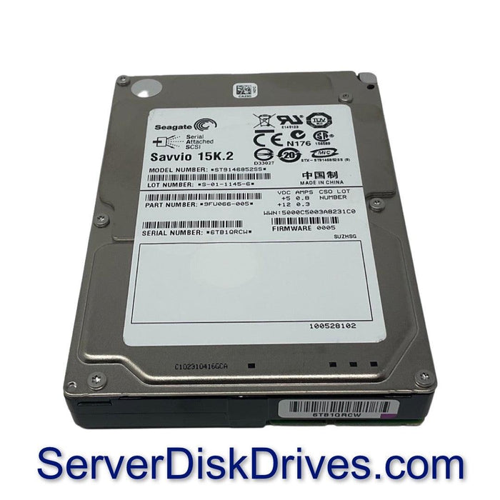 ST9146852SS — Seagate Savvio 15K.2 146GB 15k 16MB SAS 6Gb/s 2.5"