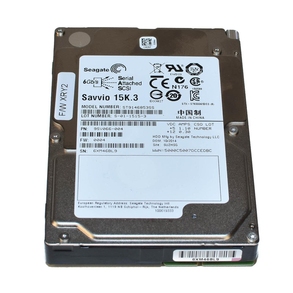 ST9146853SS — Seagate Savvio 15K.3 146GB 15k 64MB SAS 6Gb/s 2.5"