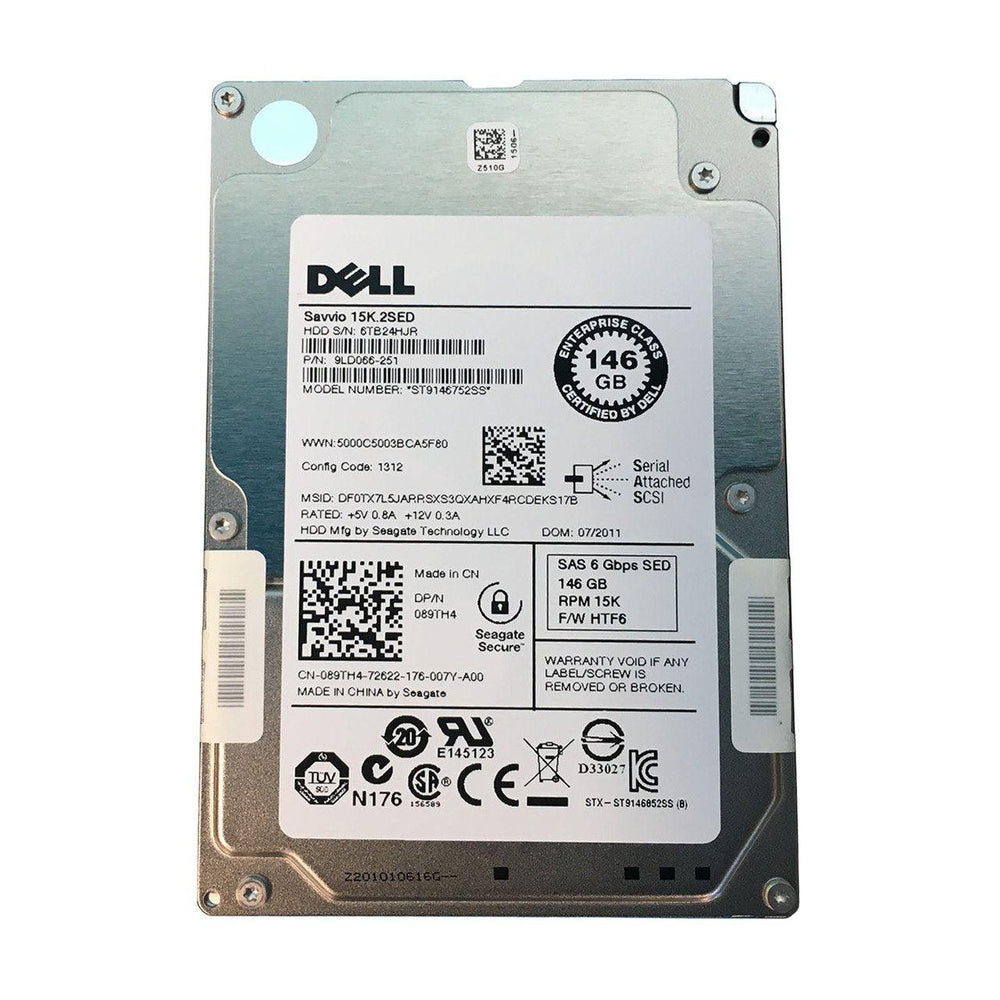 ST9146752SS — Seagate Savvio 146GB 15K 2.5" SAS Hard Drive