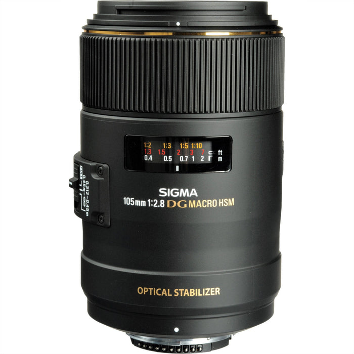 Sigma 105mm F2.8 EX DG OS HSM Macro Lens for Canon EF/Nikon F