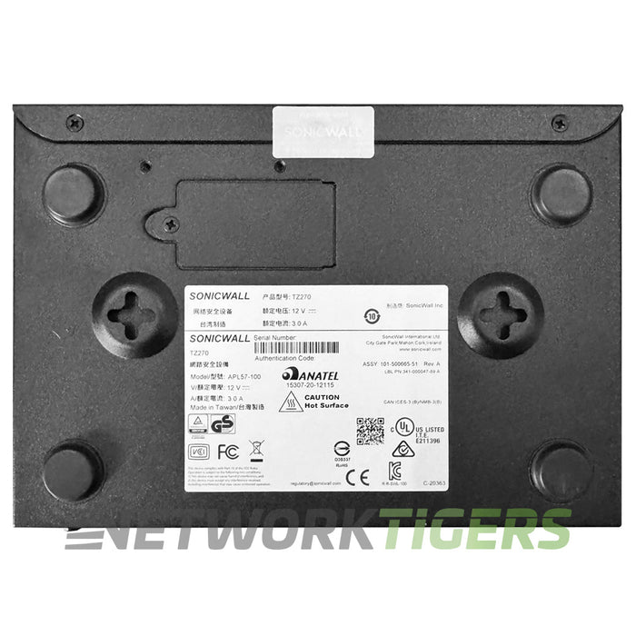 SonicWall 02-SSC-2821 TZ270 Series 2 Gbps Firewall - TRANSFER READY