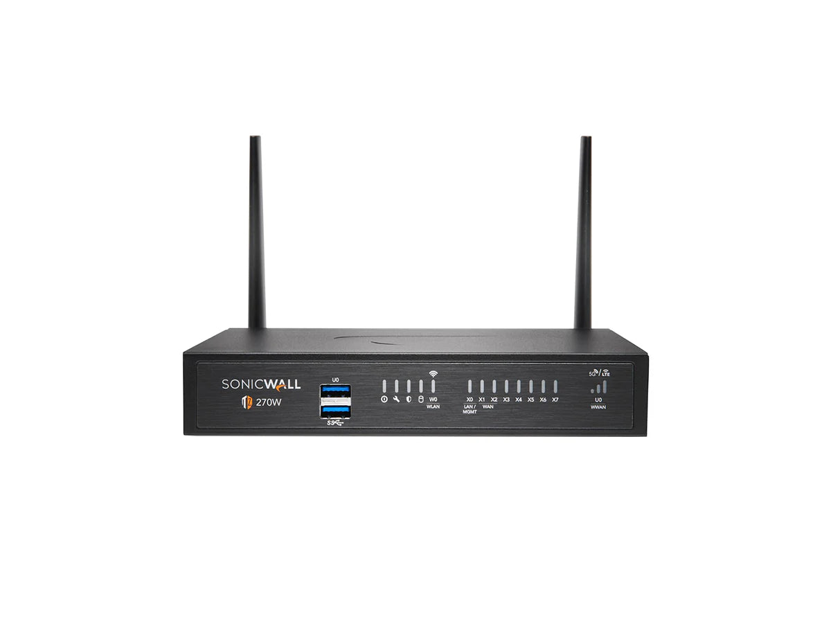 SonicWall TZ270 2 Year Secure Upgrade Plus Advanced Edition Wireless-AC Firewall (02-SSC-6858)