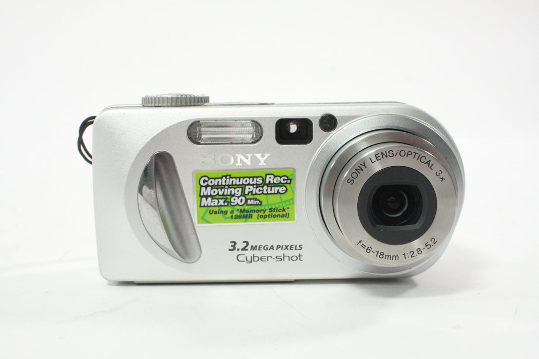 Sony CyberShot DSC-P8 Digital Point-and-Shoot Camera 3x Zoom 3.2mp