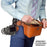 1540: SpiderPro Leather Sling Pouch - Brown