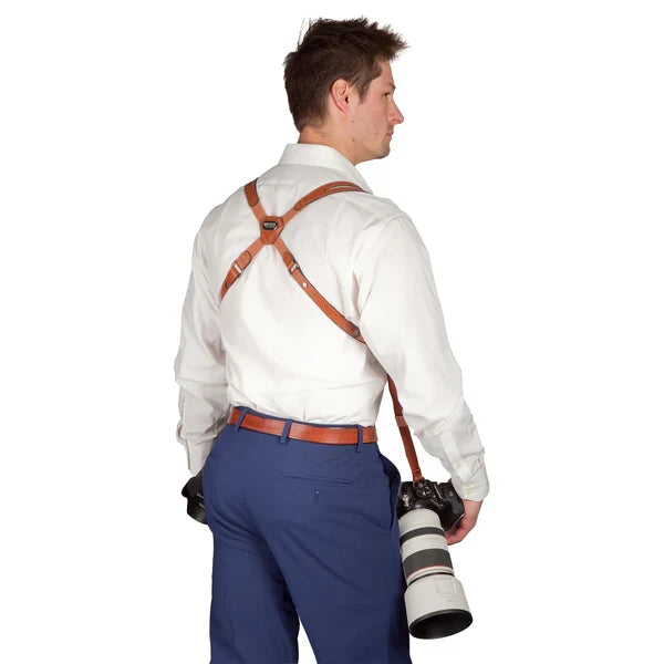 1520: SpiderPro Dual Shoulder Harness v3 - Brown