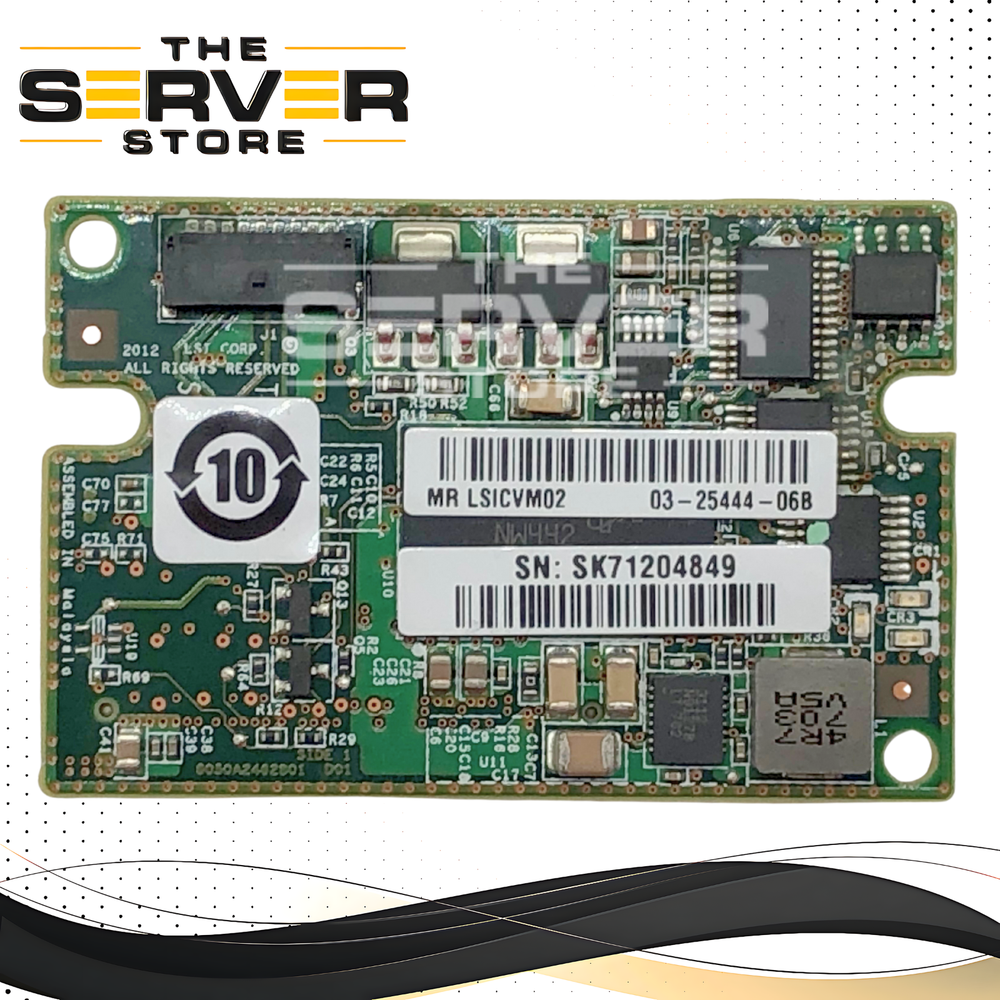 SuperMicro LSICVM02 8GB CacheVault/SuperCap Power Protection Module. P/N: 03-25444-06B.