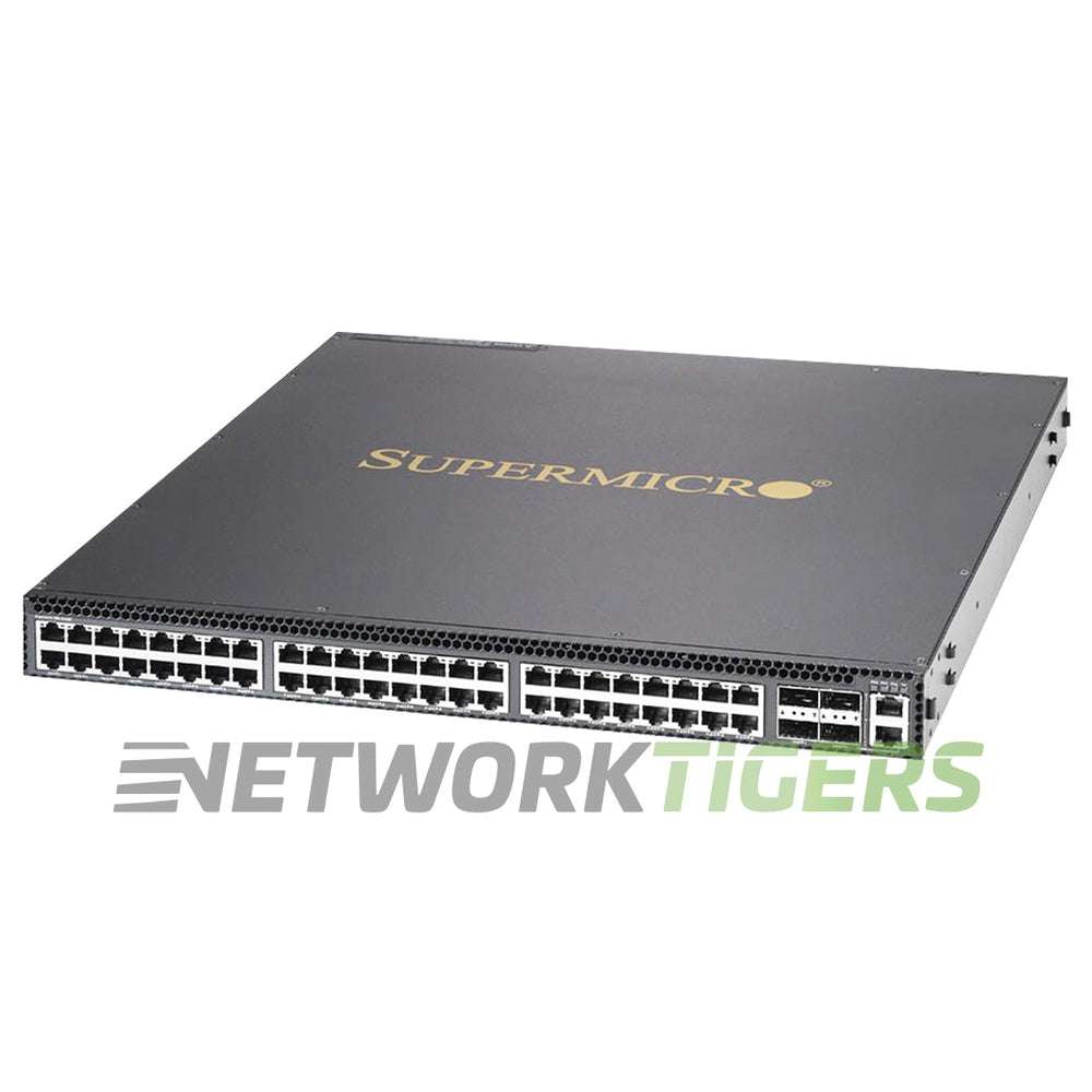 SuperMicro SSE-X3348T 48x 10GB Copper 4x 40GB QSFP+ 2x 1GB RJ45 Switch