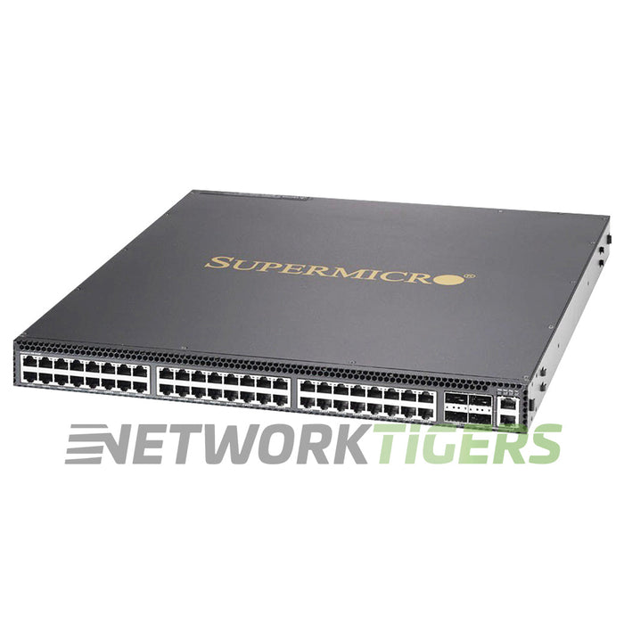 SuperMicro SSE-X3348T 48x 10GB Copper 4x 40GB QSFP+ 2x 1GB RJ45 Switch