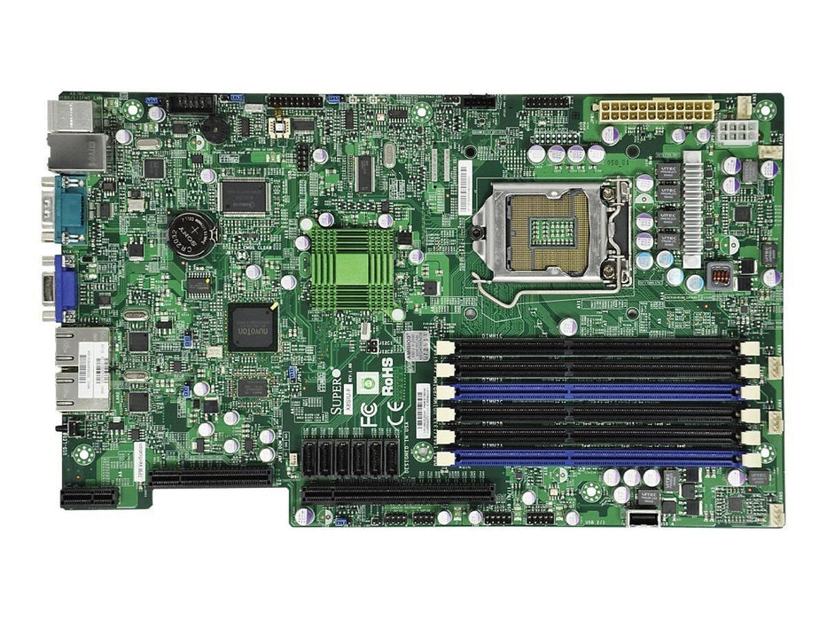 SuperMicro Server Motherboard Intel 3420 Chipset Socket H LGA1156 + I/O - X8SIU-O