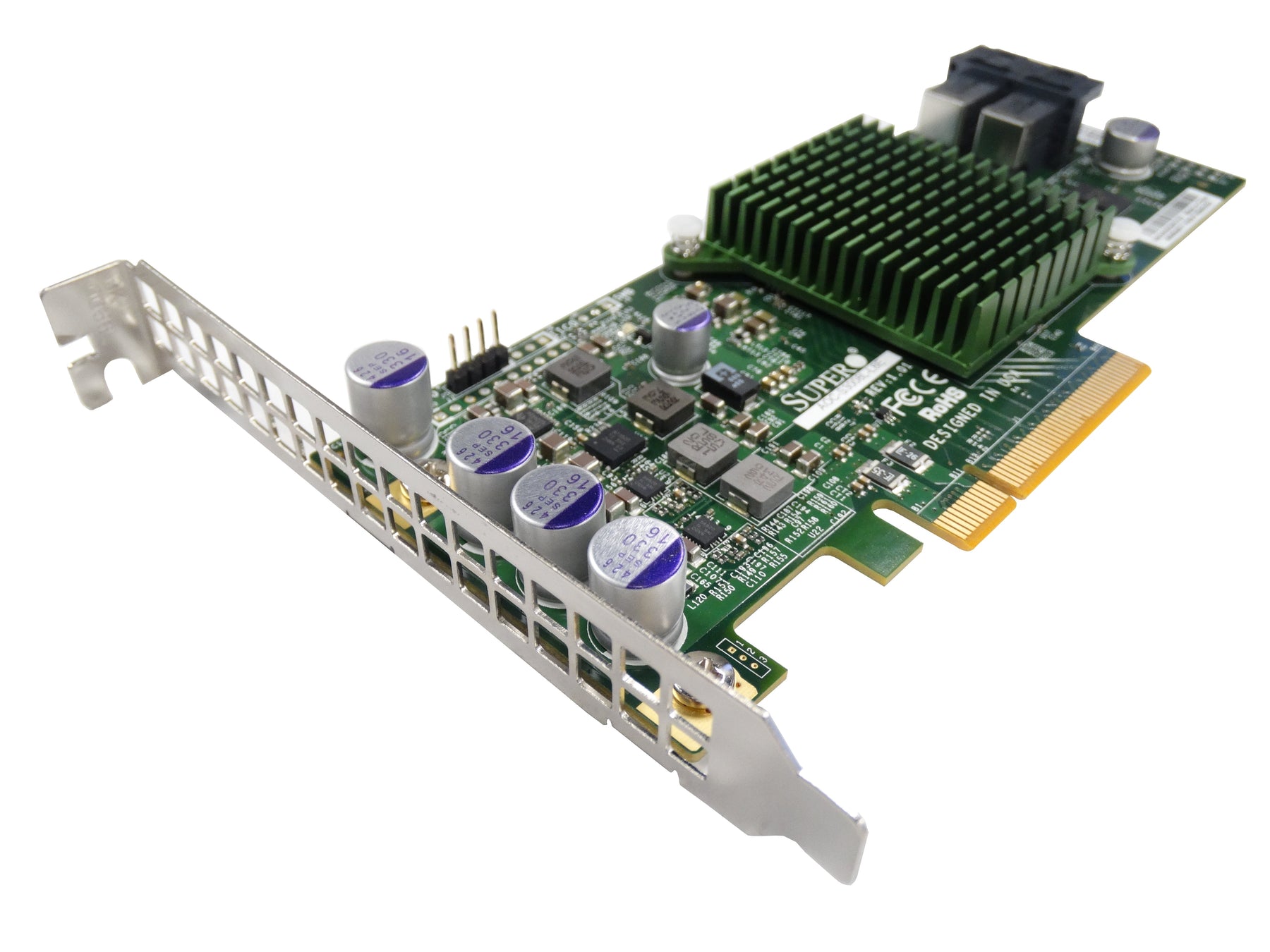 Supermicro 12Gb/s Eight-Port SAS Internal Host Bus Adapter Rev 1.01 (AOC-S3008L-L8EHP)