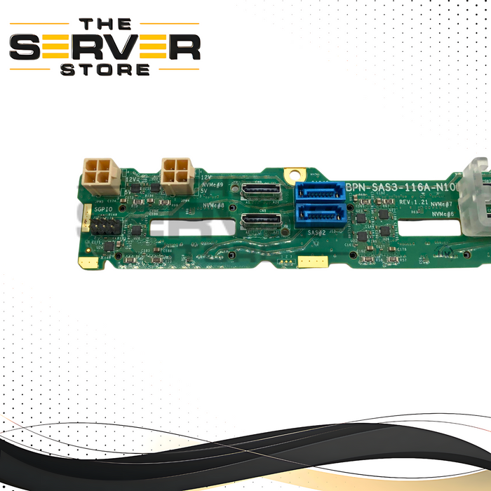 Supermicro 1U 10-Bay 2.5" U.2 NVMe Direct-Attach Backplane BPN-SAS3-116A-N10