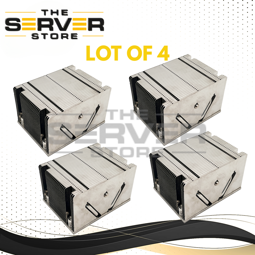 (LOT OF 4) Supermicro 2U Passive CPU Heatsink for X9 Series Servers SNK-P0048PS