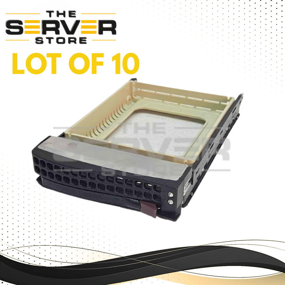 (LOT OF 10) Supermicro 3.5" SAS/SATA HDD Caddy Tray 01-SC93301-XX00C104