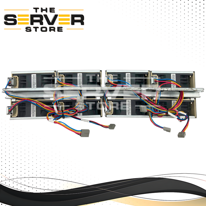 Supermicro 8-Fan Middle Cooling Fan Assembly with Metal Cage for AS-4124GS-TNR GPU Servers. P/N: 672042424344, PFR0912XHE-W2T, CBL-PWEX-1069 REV D, AS-4124GS-TNR-FAN-CAGE.