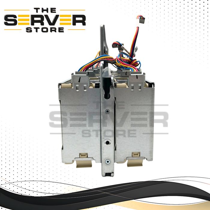 Supermicro 8-Fan Middle Cooling Fan Assembly with Metal Cage for AS-4124GS-TNR GPU Servers. P/N: 672042424344, PFR0912XHE-W2T, CBL-PWEX-1069 REV D, AS-4124GS-TNR-FAN-CAGE.