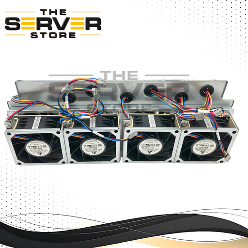 Supermicro 8-Fan Middle Cooling Fan Assembly with Metal Cage for AS-4124GS-TNR GPU Servers. P/N: 672042424344, PFR0912XHE-W2T, CBL-PWEX-1069 REV D, AS-4124GS-TNR-FAN-CAGE.