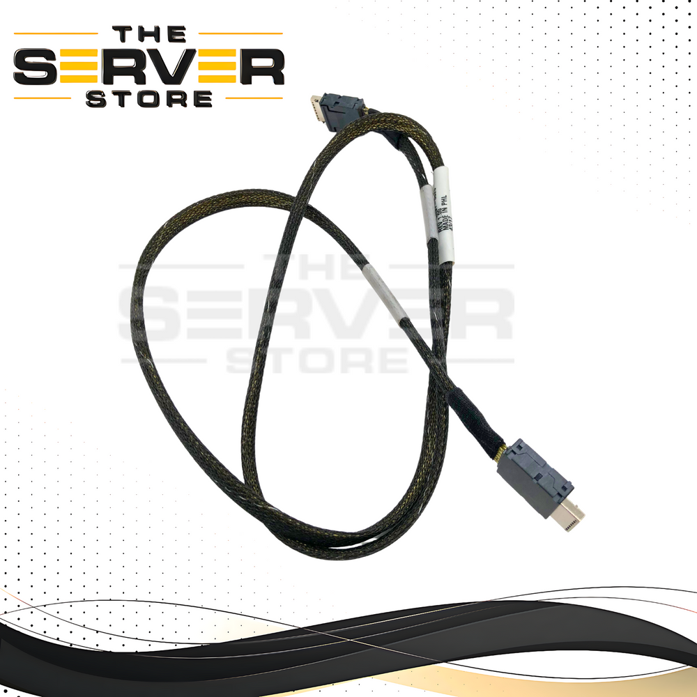Supermicro 85cm Internal OCuLink (SFF-8611) to OCuLink (SFF-8611) v1.0 PCIe 3.0 NVMe SSD Data Cable. P/N: 672042200320, CBL-SAST-0820.