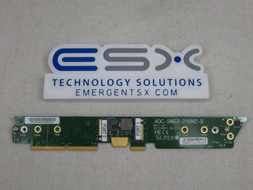 Supermicro AOC-SMG3-2H8M2-B SATA/NVMe M.2 Hybrid Carrier Card for BigTwin Server