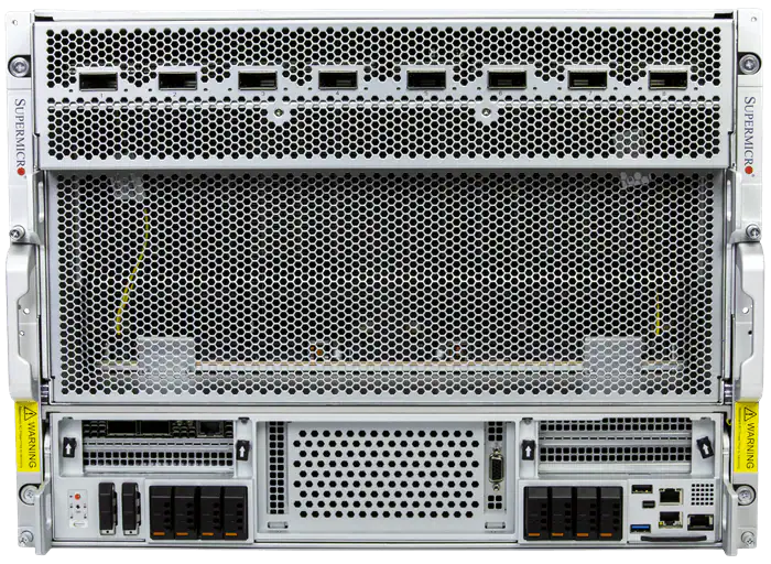 Supermicro AS-8126GS-NB3RT-01-G2 AI GPU Server | Dual AMD EPYC 9575F | 8x NVIDIA HGX B300 GPUs | 3TB DDR5 | 800GbE Networking