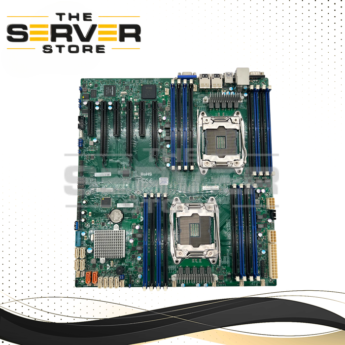 Supermicro Dual FCLGA-2011-3 Socket (R3) DDR4 i350 NIC E-ATX Motherboard X10DRi