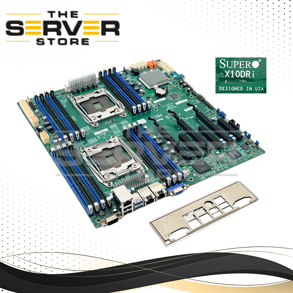 Supermicro Dual FCLGA-2011-3 Socket (R3) DDR4 i350 NIC E-ATX Motherboard X10DRi