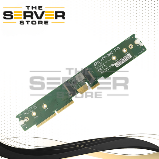 Supermicro Dual M.2 SATA/NVME SSD Controller Carrier Card w60 BPN-ADP-2M2-1UB