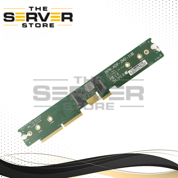 Supermicro Dual M.2 SATA/NVME SSD Controller Carrier Card w60 BPN-ADP-2M2-1UB