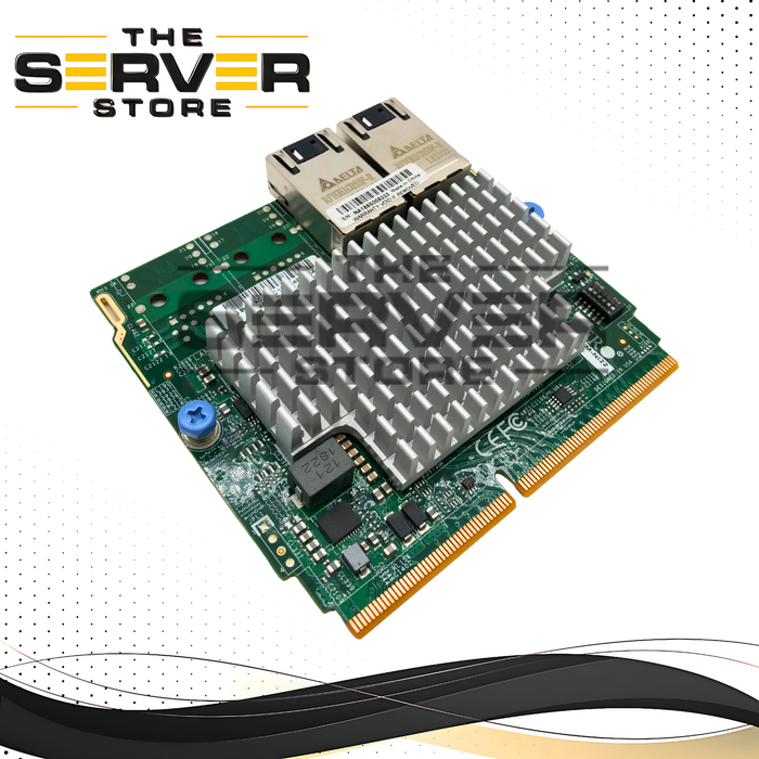 Supermicro Dual-Port 10GBASE-T RJ-45 SIOM Network Adapter based on Intel X550 Controller. P/N: AOC-MTG-i2TM-Ni22.