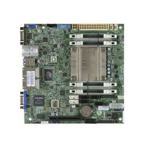 Supermicro MBD-A1SAI-2550F-B Intel Atom C2550 BGA-1283 4-Core Mini ITX Motherboard.
