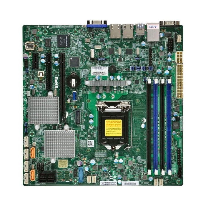 Supermicro MBD-X11SSH-GF-1585L-O BGA-1440 64GB Intel C236 DDR4 SDRAM Micro ATX Motherboard