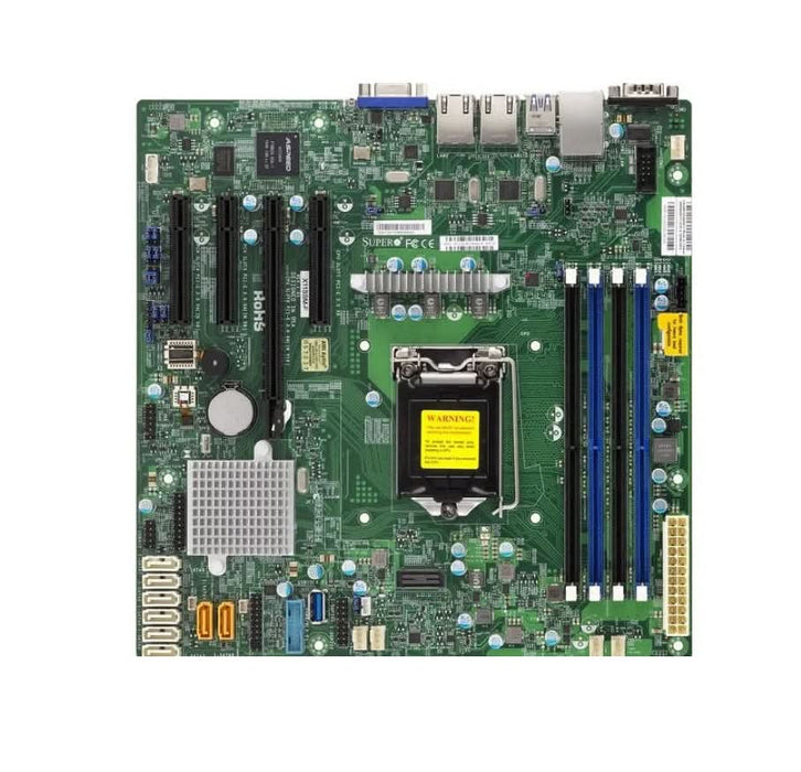 Supermicro MBD-X11SSM-B Core i3 64GB Intel C236 Micro ATX Motherboard