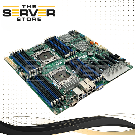 Supermicro Motherboard Dual Socket R3 LGA2011-3 EE-ATX 10GbE LAN SAS3 X10DRC-T4+