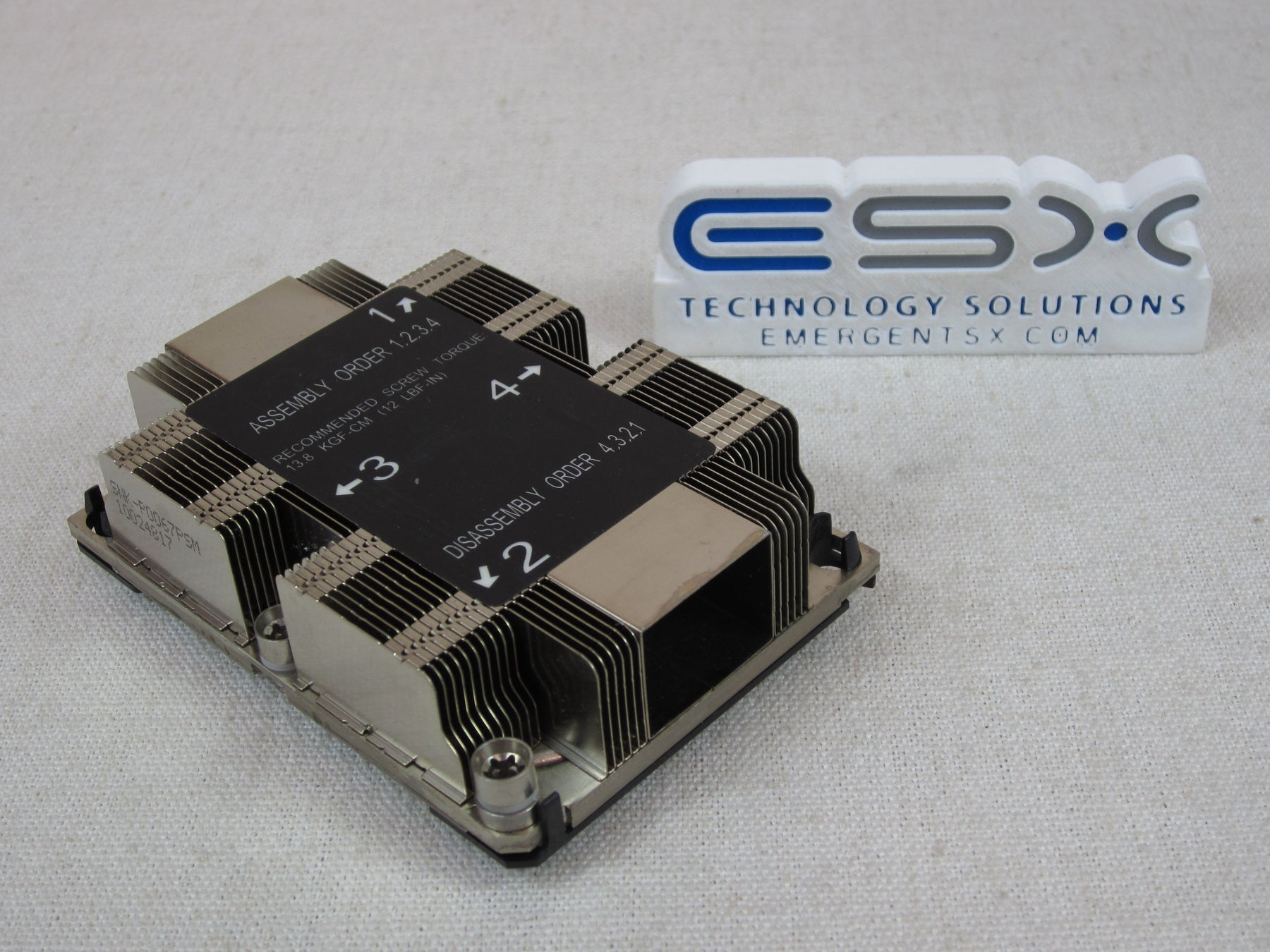 Supermicro SNK-P0067PSM LGA3647 1U CPU2 Passive Heatsink Assembly for X11
