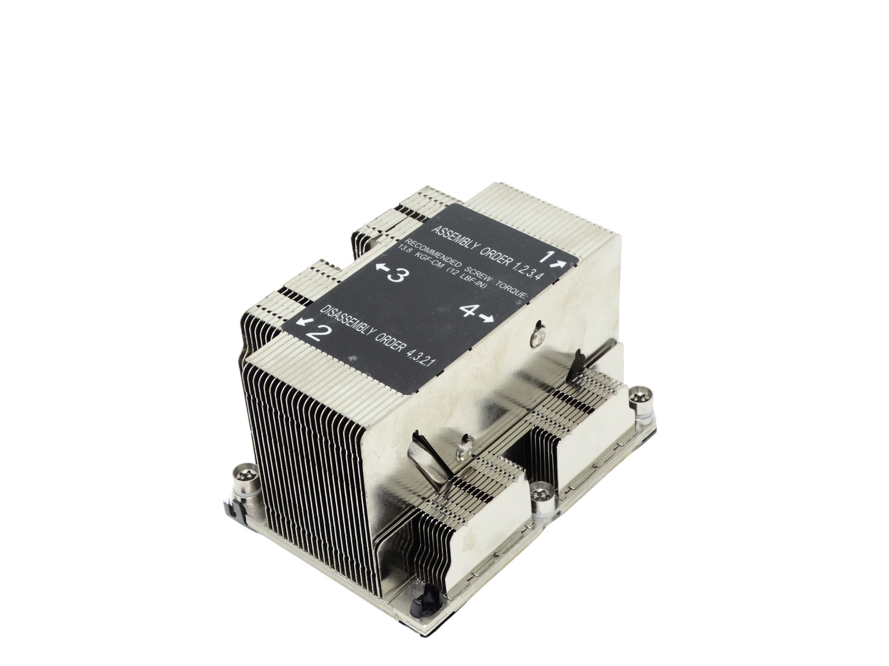 Supermicro X11 Purley LGA 3647-0 Narrow CPU Heat Sink For 2U (SNK-P0068PSC)