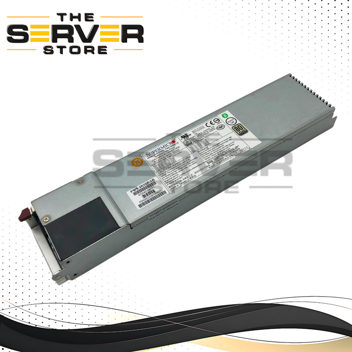 Supermicro2000W 1U 80 plus Platinum Redundant Power Supply (PWS-2K02P-1R)