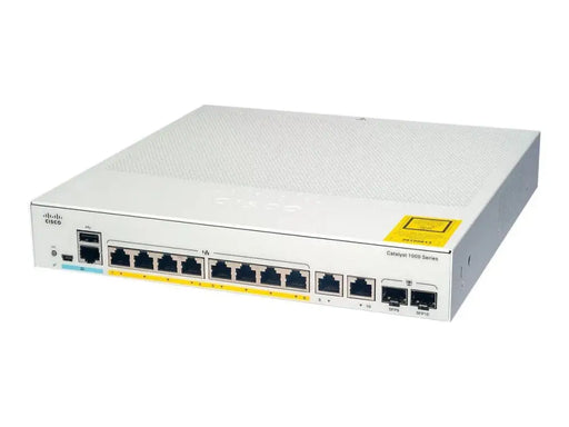 Cisco Catalyst 1000 C1000-8FP-2G-L 8-Port PoE+ Gigabit Managed Switch 120W - Refurbished