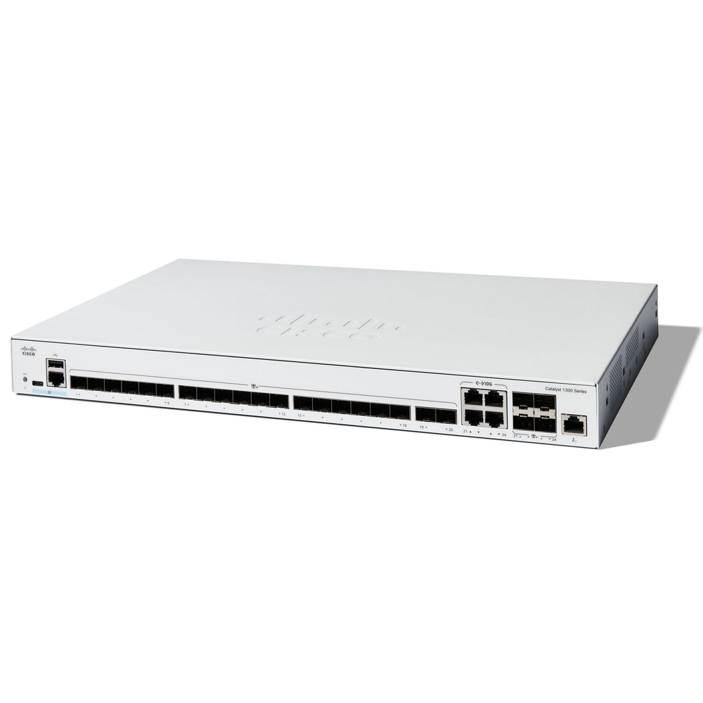 Cisco Catalyst 1300 Series 20x SFP+ 4x SFP+ Combo Managed Switch (C1300-24XS)