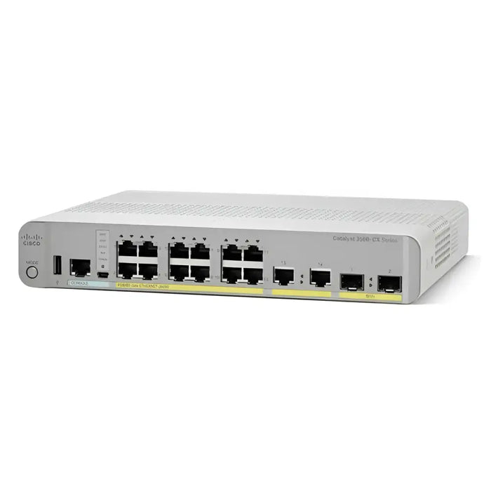 Cisco Catalyst 3560CX-12PC-S 12-Port PoE+ Gigabit Managed Switch WS-C3560CX-12PC-S - Refurbished