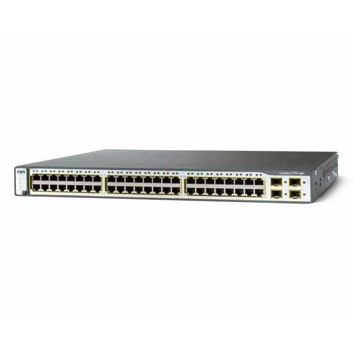 Cisco Catalyst 3750 48-Port PoE Switch WS-C3750-48PS-S 4x SFP L3 Managed - Refurbished