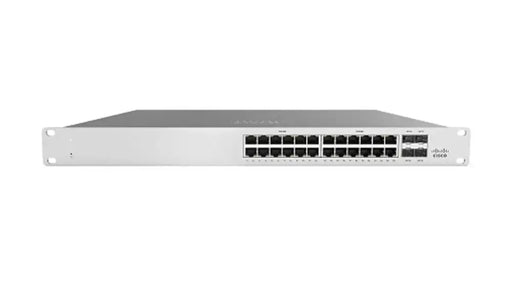 Cisco Meraki MS120-24P-HW 24-Port PoE+ Cloud Managed Gigabit Switch 370W Unclaimed - New