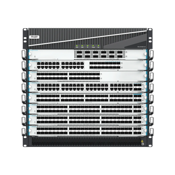 Ruijie RG-N18010-E 10U 8-Slot 19.2Tbps High-Density Core Switch(Chassis)