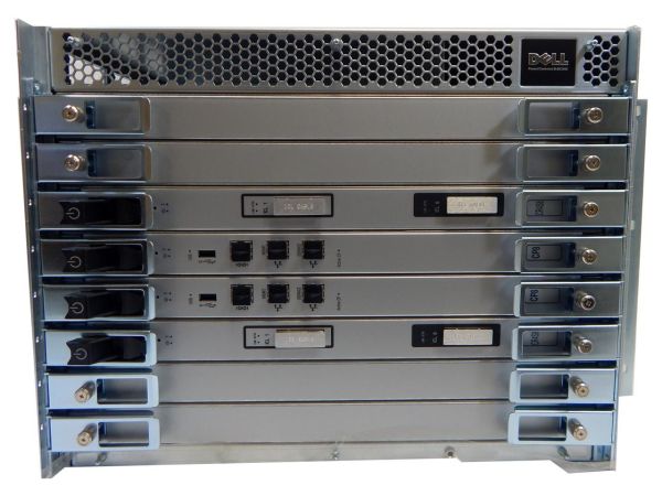 H86VX - Dell PowerConnect B-DCX 4S Network Switch H86VX 2x-CP8 2x-CR4S8 2x-AC Pwr