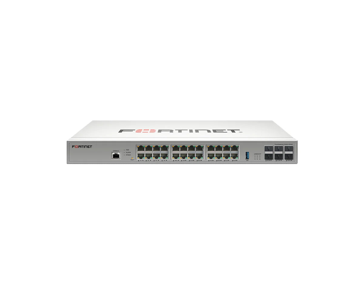 Fortinet FortiSwitch FS-124G-FPOE Managed PoE Switch