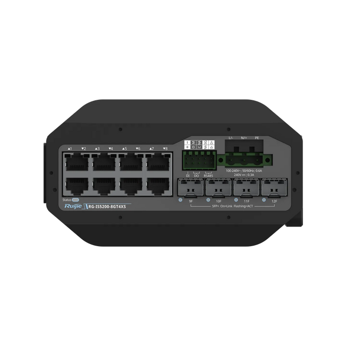 Ruijie RG-IS5200-8GT4XS Industrial 8-Port Gigabit Switch 4×10G Uplinks